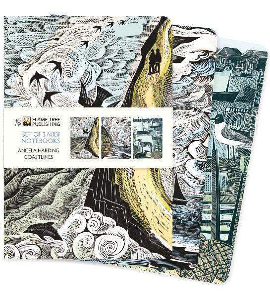 Buchcover: Angela Harding: Coastlines Set of 3 MIDI Notebooks