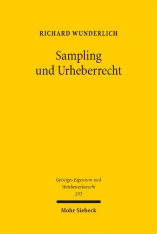 Sampling und Urheberrecht