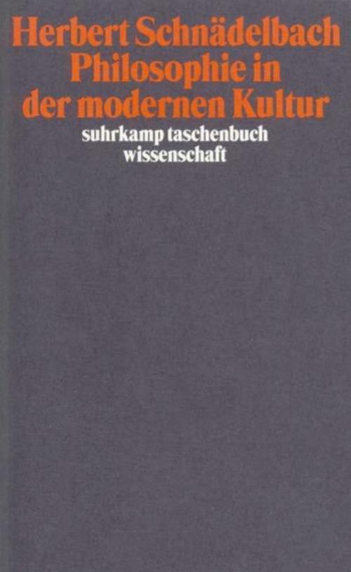 Buchcover: Philosophie in der modernen Kultur