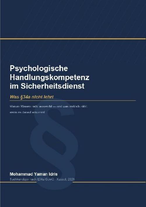 Psychologische Handlungskompetenz im Sicherheitsdienst