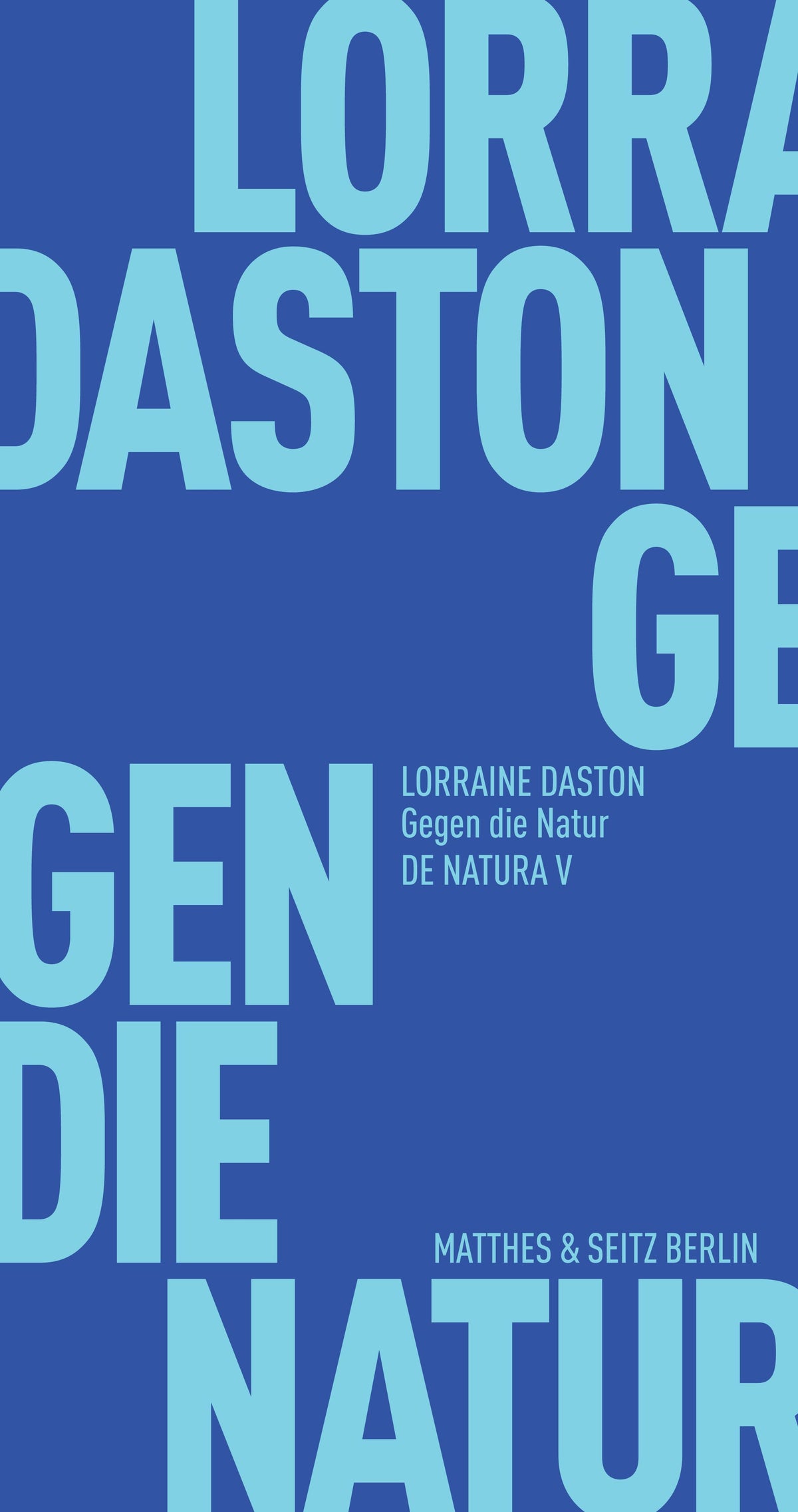 Buchcover: Gegen die Natur