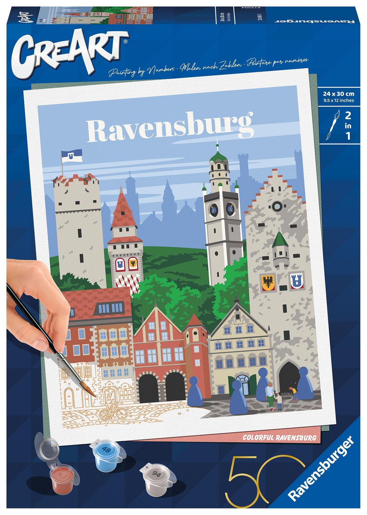 CreArt Citys - Farbenfrohes Ravensburg