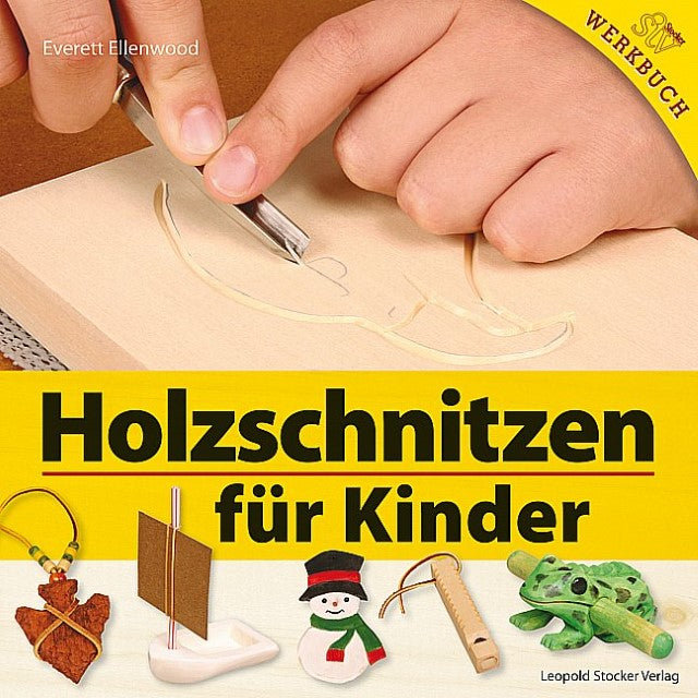 Buchcover: Holzschnitzen für Kinder