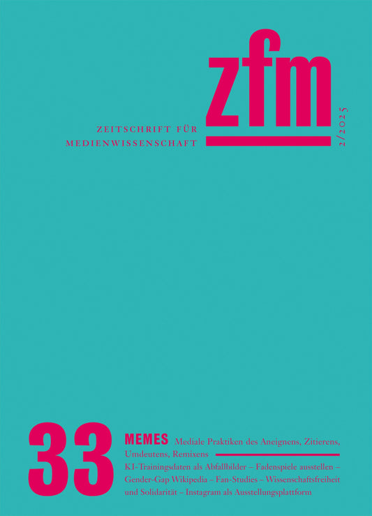 Zeitschrift für Medienwissenschaft 33