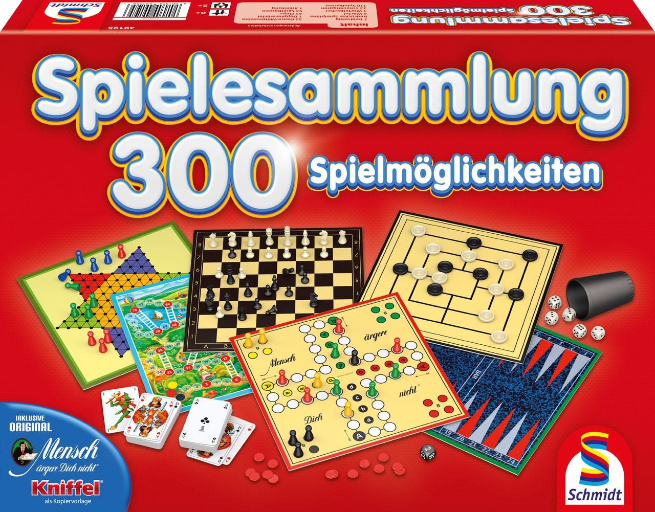 Spielesammlung 300 Spielmöglichkeiten - Rot