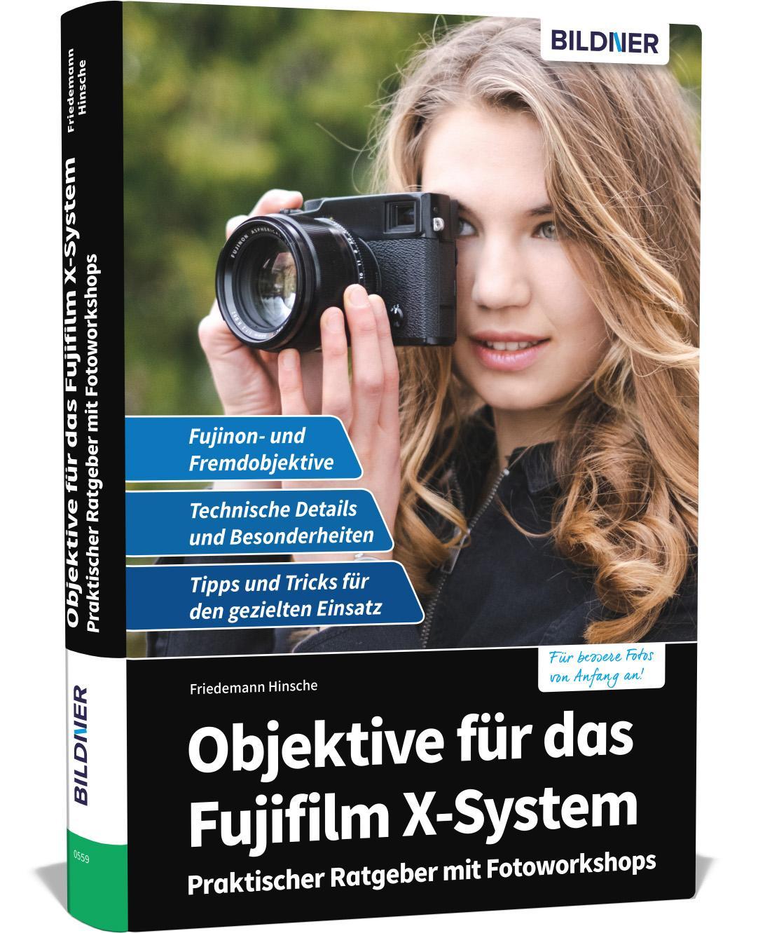 Buchcover: Objektive für das Fujifilm X-System
