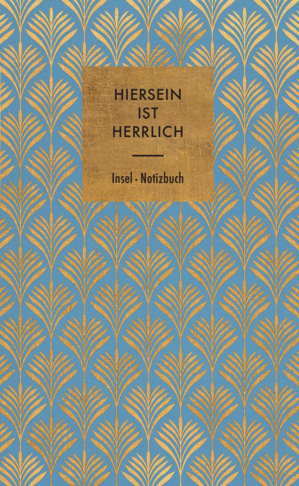 Buchcover: Notizbuch »Hiersein ist herrlich«