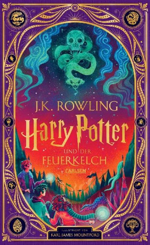 Harry Potter und der Feuerkelch (Papierkunst-Edition mit 3D-Aufklapp-Elementen 4): Farbig illustrierte Schmuckausgabe mit Goldprägung und Pop-Up-Elementen
