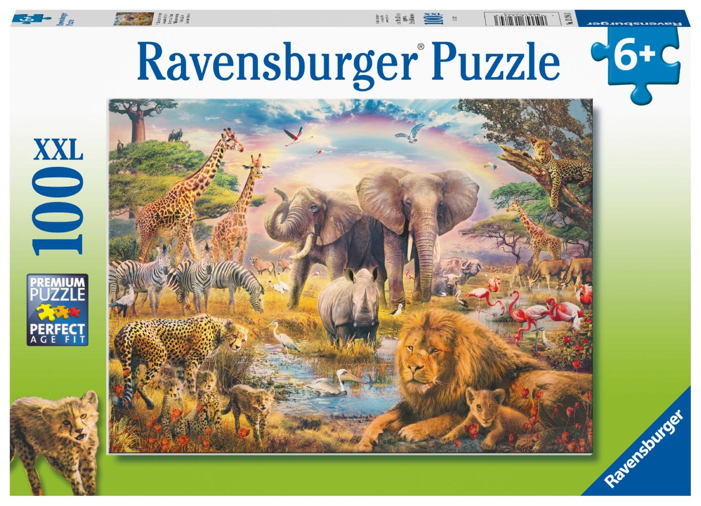 Kinderpuzzle 100 XXL Teile - Afrikanische Savanne