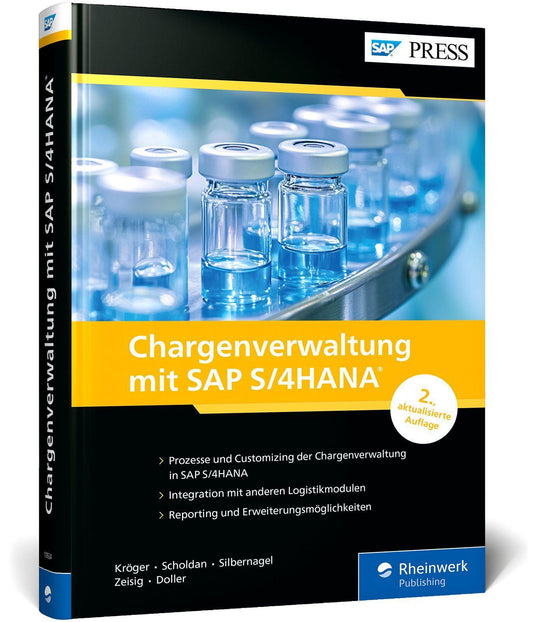 Buchcover: Chargenverwaltung mit SAP S/4HANA