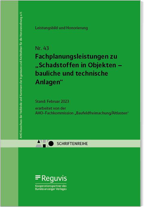 Fachplanungsleistungen zu \"Schadstoffen in Objekten - bauliche und technische Anlagen\"