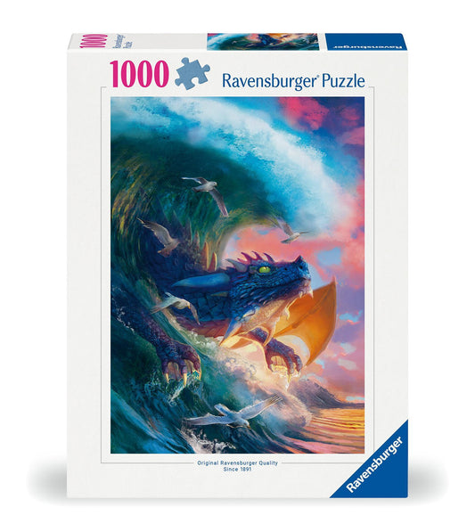 Erwachsenenpuzzle 1000 Teile - Drachenrennen