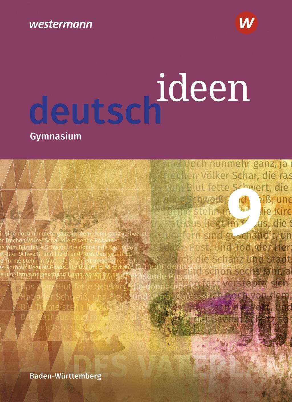 Buchcover: deutsch ideen SI - Ausgabe 2016 Baden-Württemberg