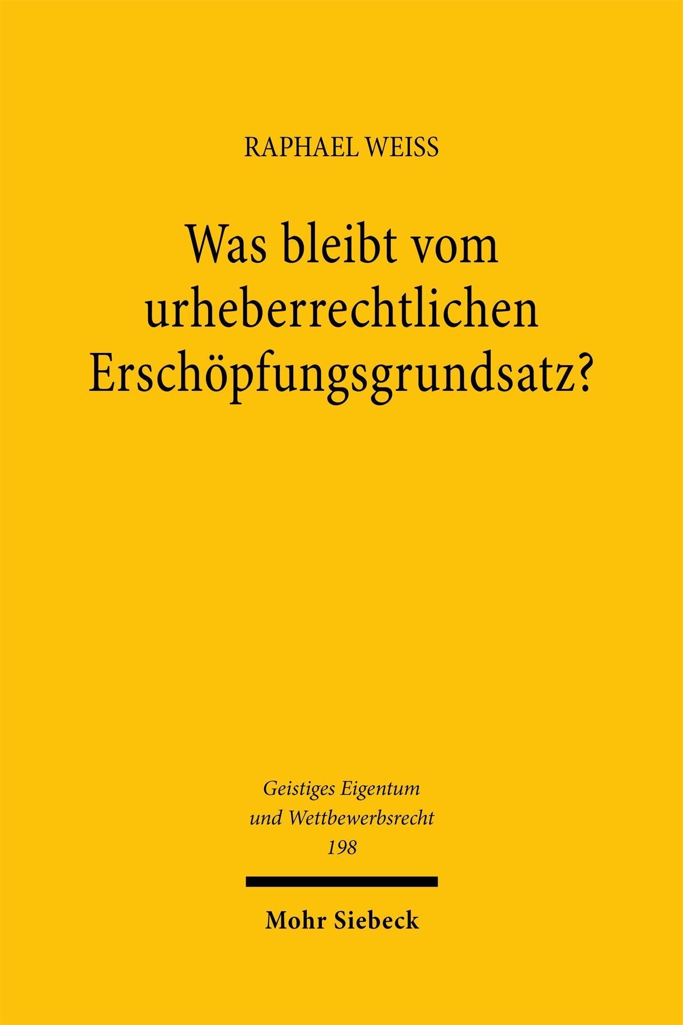 Was bleibt vom urheberrechtlichen Erschöpfungsgrundsatz?