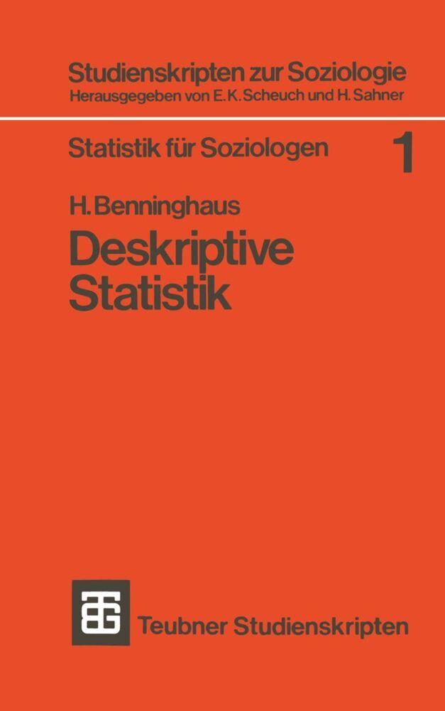 Buchcover: Deskriptive Statistik