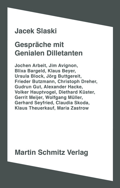 Buchcover: Gespräche mit Genialen Dilletanten