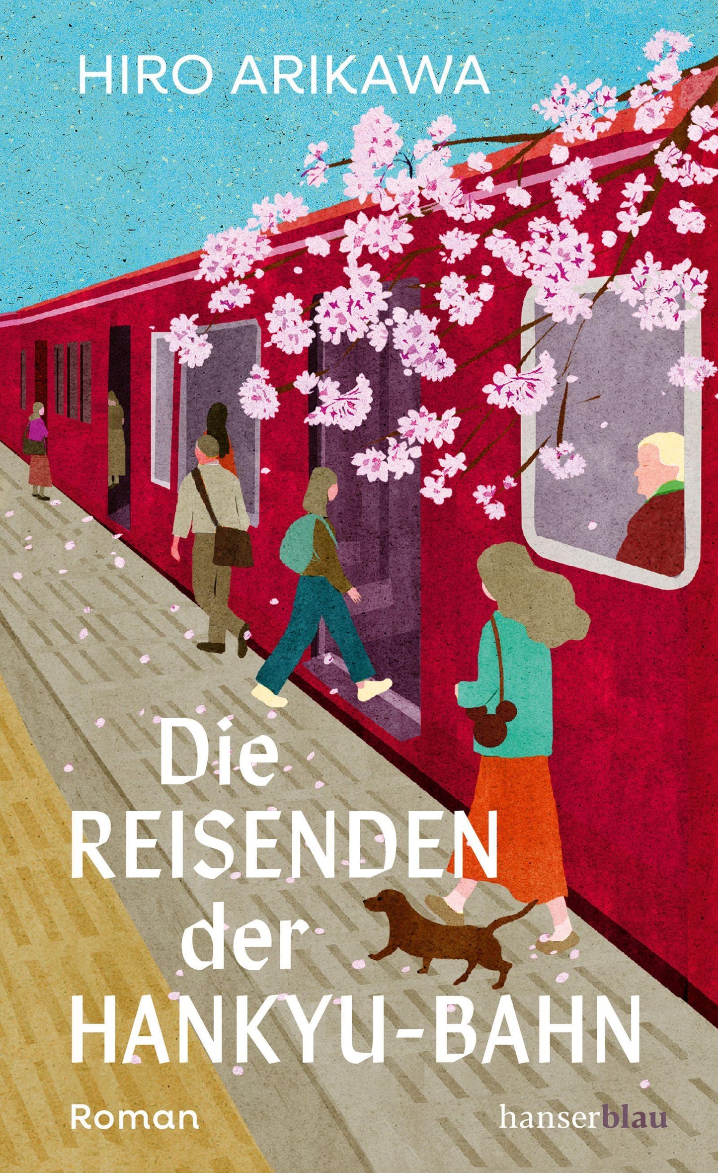 Die Reisenden der Hankyu-Bahn