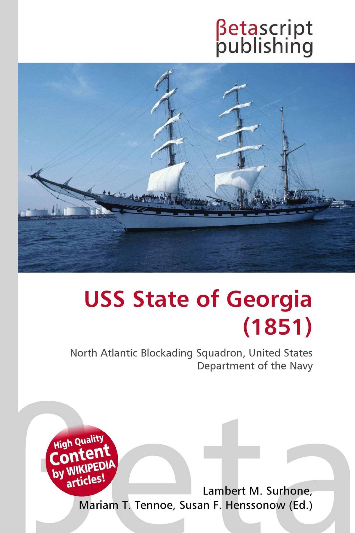 Buchcover: USS State of Georgia (1851)