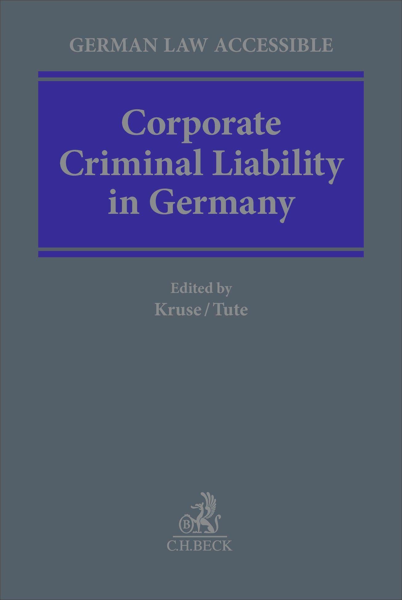 Corporate Criminal Liability in Germany