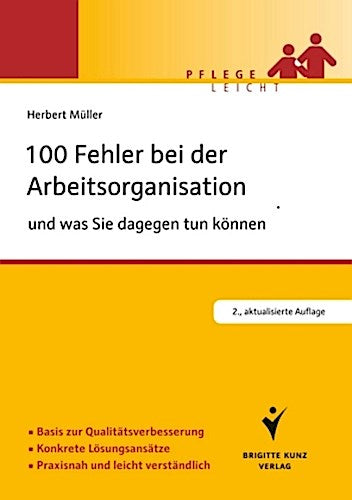 Buchcover: 100 Fehler bei der Arbeitsorganisation und was Sie dagegen tun können