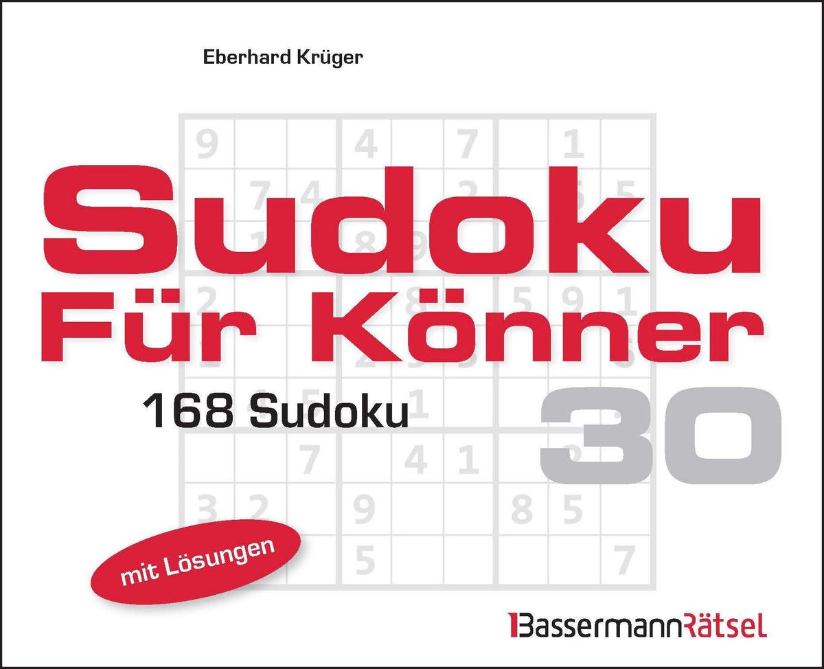 Buchcover: Sudoku für Könner 30 (5 Exemplare à 2,99 EUR)