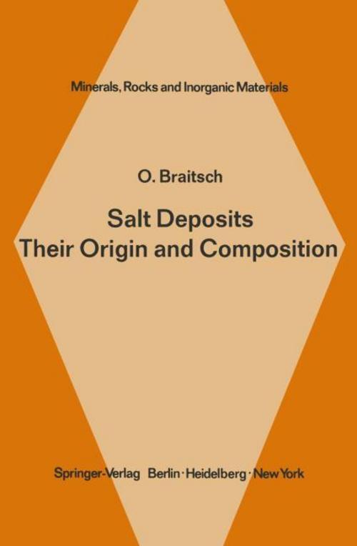 Buchcover: Salt Deposits Their Origin and Composition