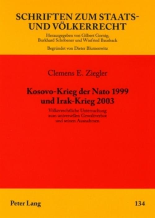 Kosovo-Krieg der Nato 1999 und Irak-Krieg 2003