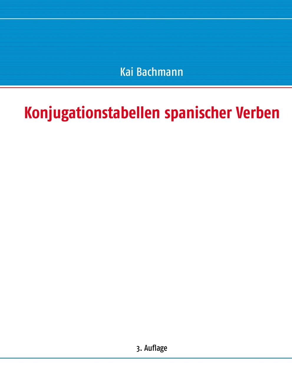 Buchcover: Konjugationstabellen spanischer Verben