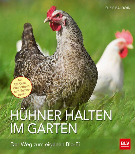 Buchcover: Hühner halten im Garten