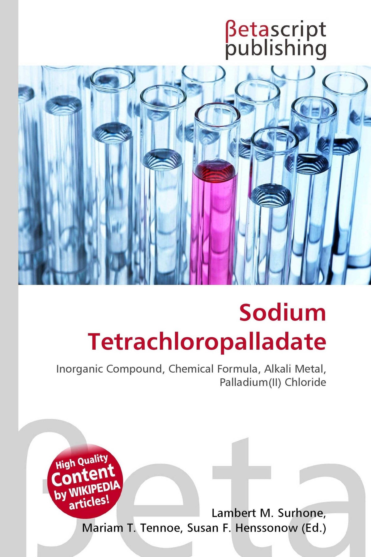 Buchcover: Sodium Tetrachloropalladate