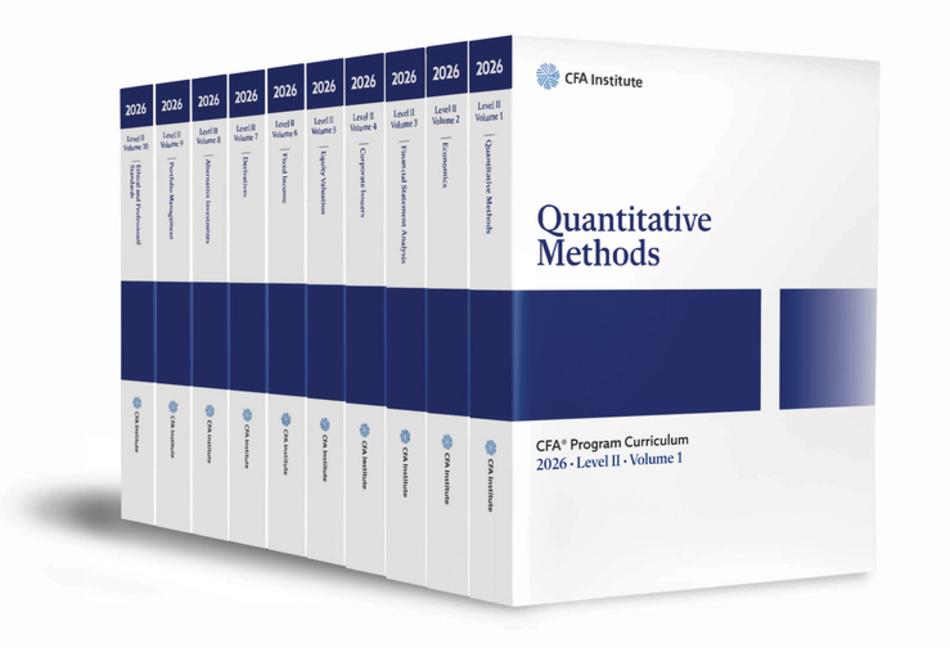2026 Cfa Program Curriculum Level II Box Set