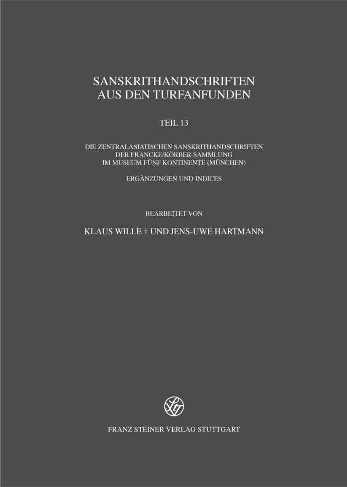 Sanskrithandschriften aus den Turfanfunden