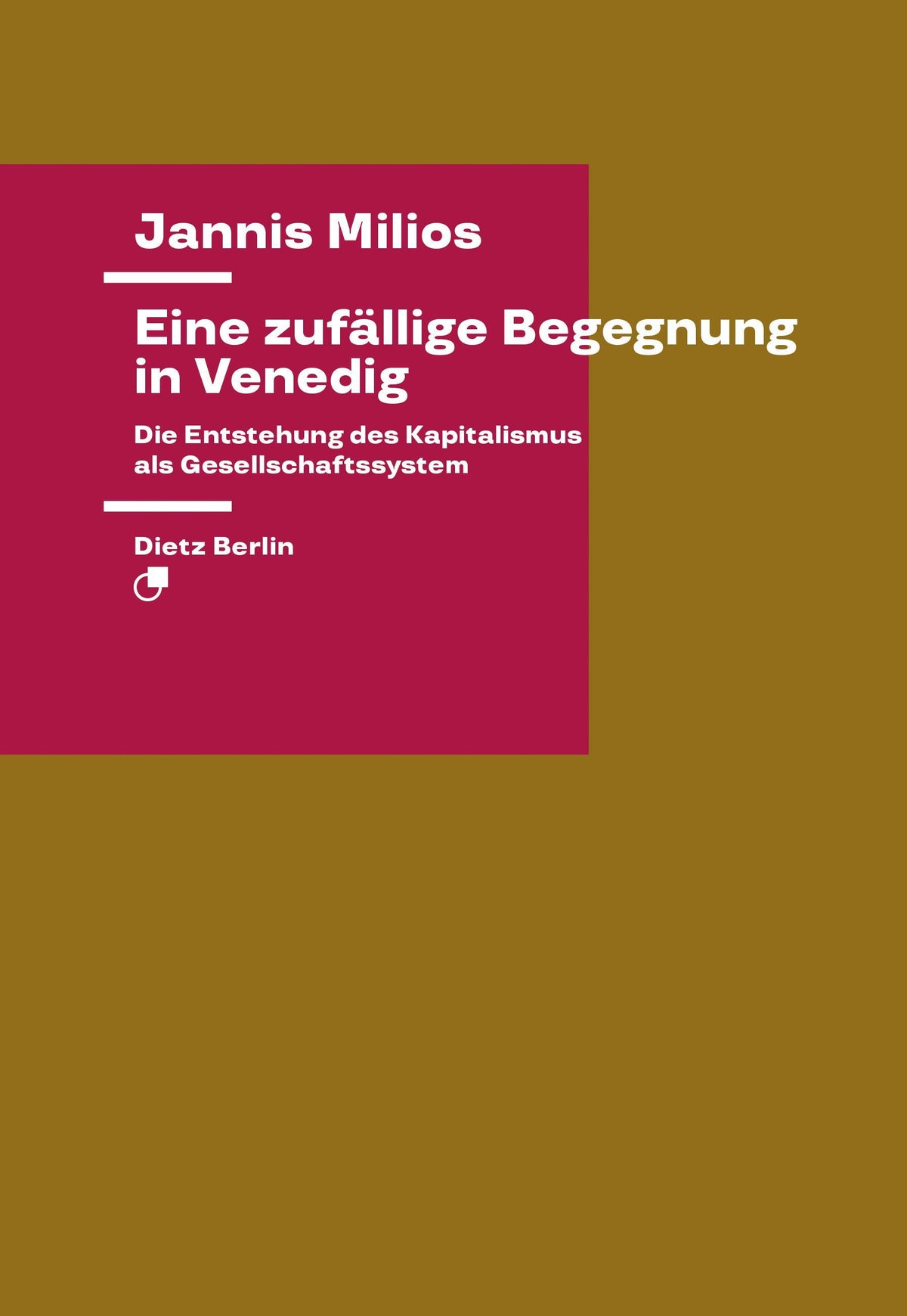 Buchcover: Eine zufällige Begegnung in Venedig