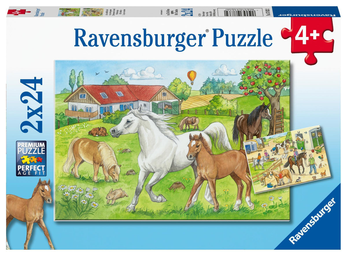 Buchcover: Auf dem Pferdehof