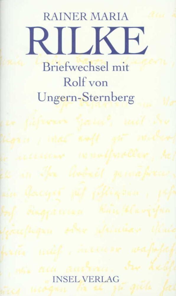 Briefwechsel mit Rolf von Ungern-Sternberg
