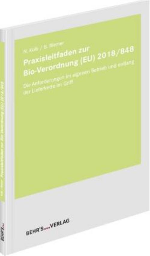 Buchcover: Praxisleitfaden zur Bio-Verordnung (EU) 2018/848