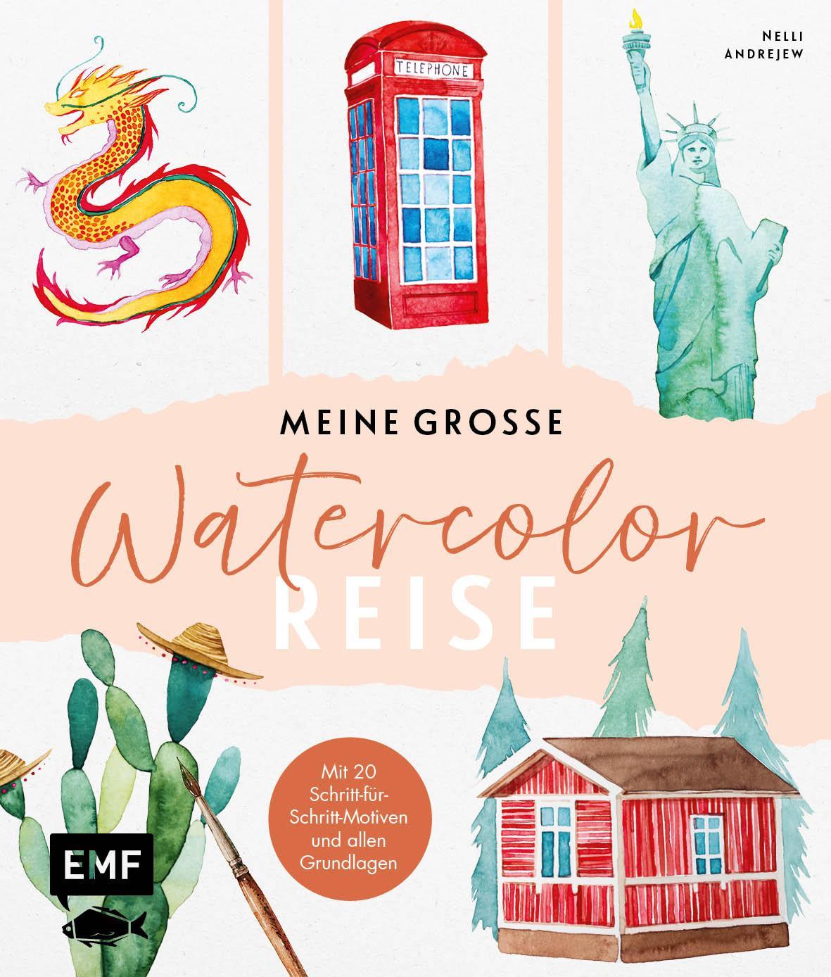 Buchcover: Meine große Watercolor-Reise