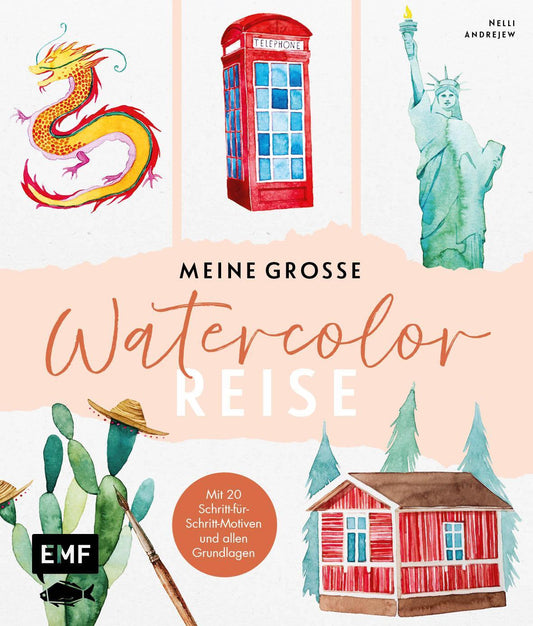 Buchcover: Meine große Watercolor-Reise