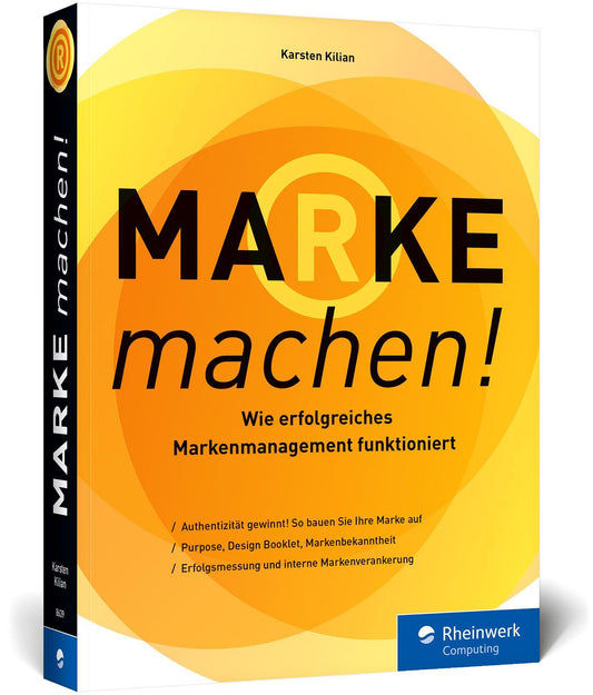 Buchcover: Marke machen!