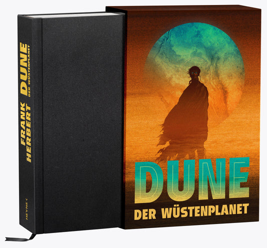 Dune – Der Wüstenplanet: Luxusausgabe: Der erfolgreichste Science-Fiction-Roman aller Zeiten mit Farbschnitt, herausnehmbarer farbiger Faltkarte und einem Nachwort von Frank Herbert im Schmuckschuber