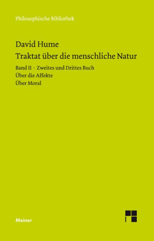 Ein Traktat über die menschliche Natur. Teilband 2.Tl.2/2-3