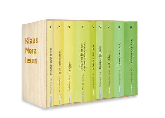 Klaus Merz. Werkausgabe in neun Bänden