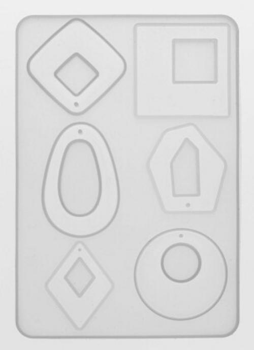 Buchcover: Silikon-Form 14,5x10cm Ornamente 6tlg