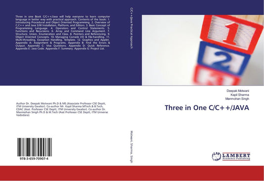 Buchcover: Three in One C/C++/JAVA
