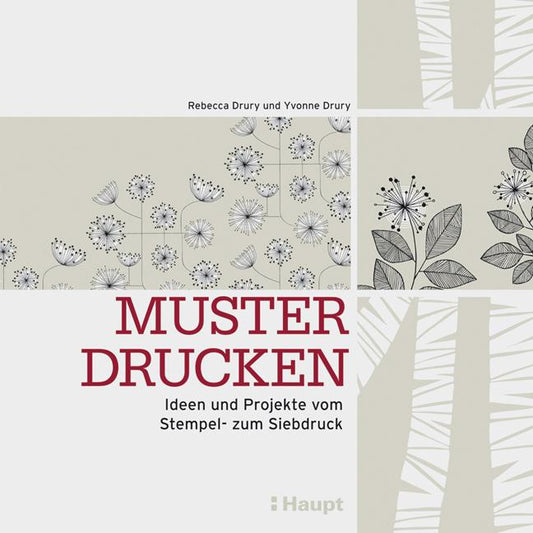 Buchcover: Muster drucken