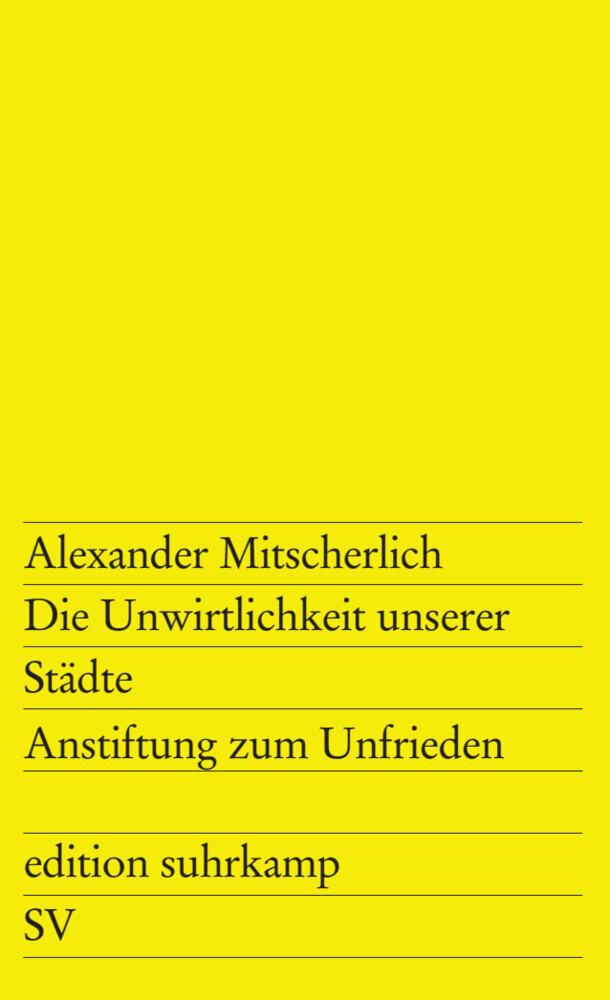 Buchcover: Die Unwirtlichkeit unserer Städte