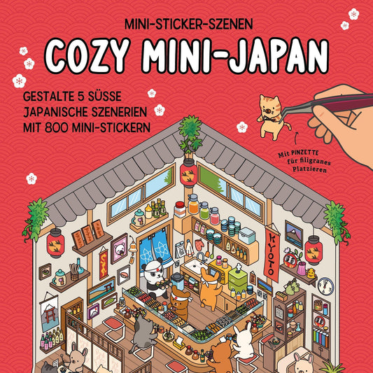 Mini-Sticker-Szenen - Cozy Mini-Japan I 3D-Sticker