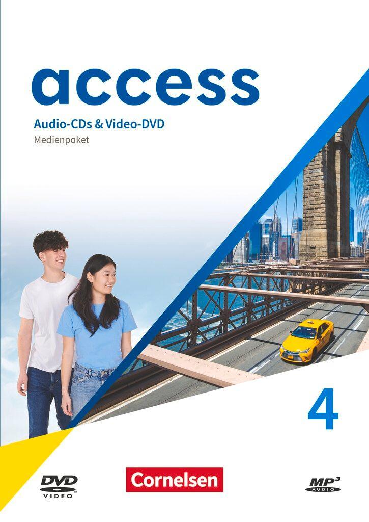 Access Band 4: 8. Schuljahr - Allgemeine Ausgabe 2022 - Audio-CDs und Video-DVD