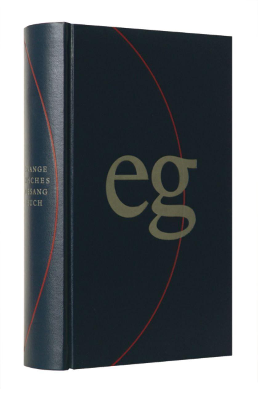 Evangelisches Gesangbuch (EG 26) - Großdruckausgabe Kunstleder blau