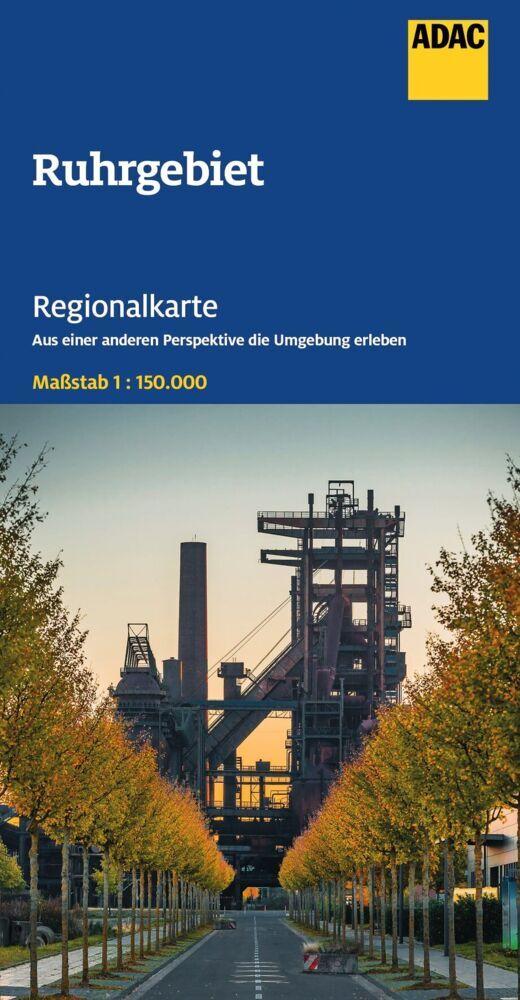 ADAC Regionalkarte 07 Ruhrgebiet 1:150.000